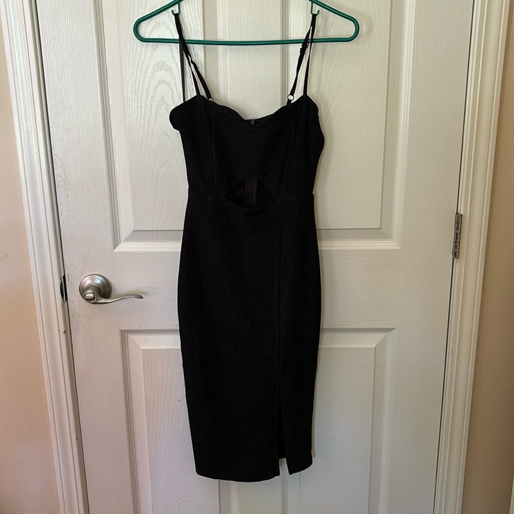 Superdown midi dress with slit